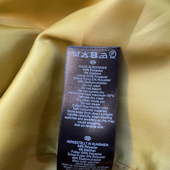 Hobbs London Lime Green Cropped Blazer - Picture 10 of 10